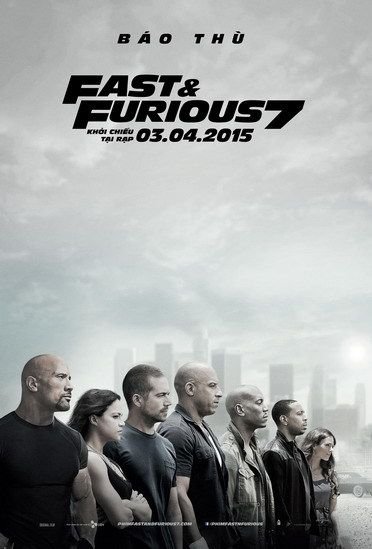 'Fast & Furious 7' earned nearly 400 million USD in its opening weekend 1
