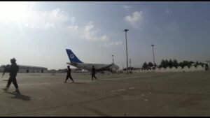 Taliban soldiers rushed in to take over Kabul airport 2