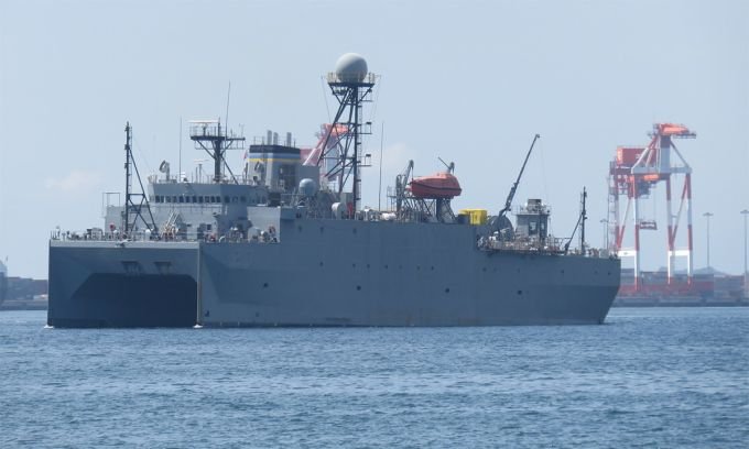 China said US reconnaissance ships operated near Hoang Sa 3