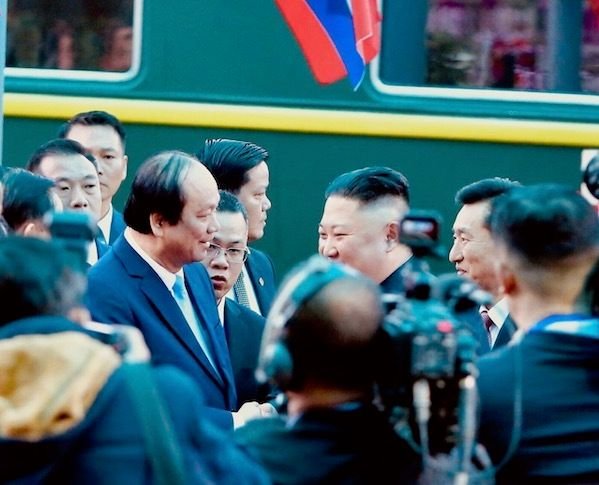North Korean President arrived in Vietnam on an armored train 2